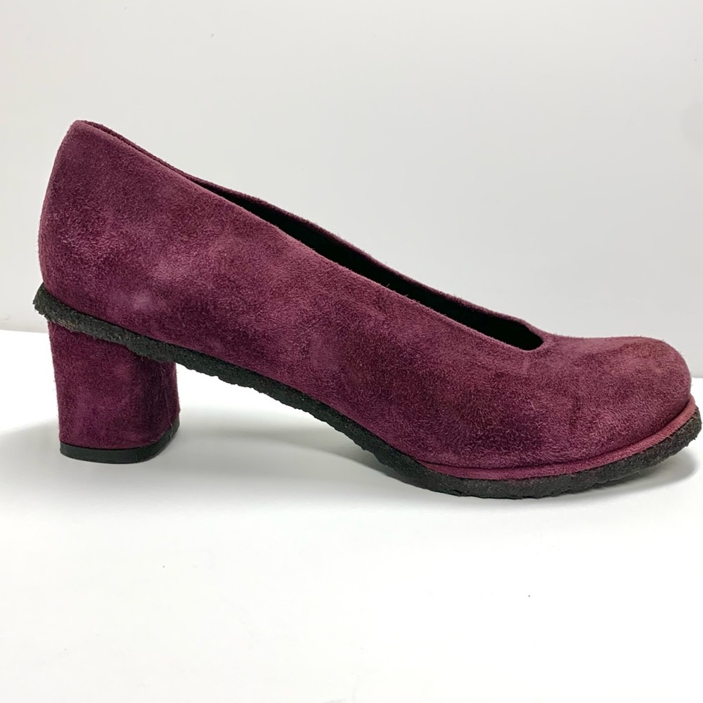 Purple suede pumps by Audley London EU 40/US 9